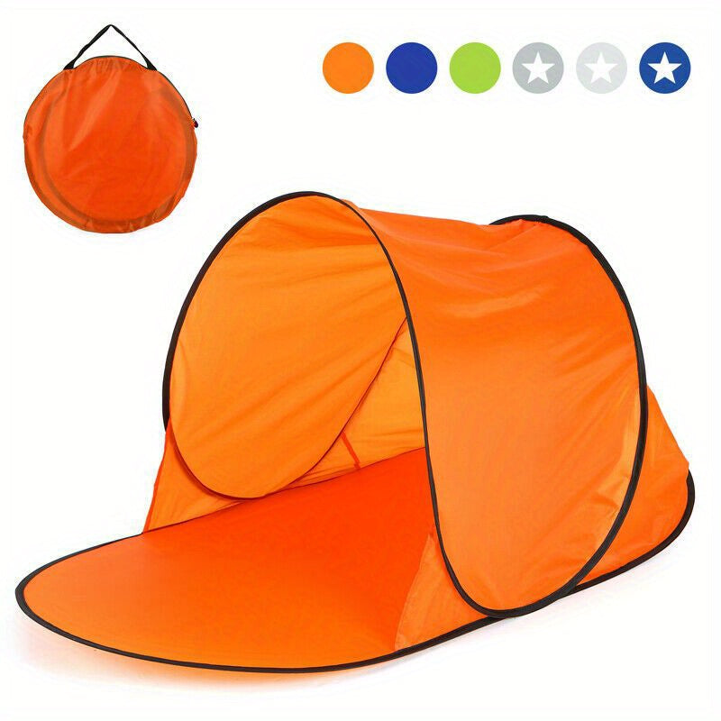 1pc Camping Tent New Non-Waterproof Pop Up Sturdy UV Protection Tent for Beach Sunshade
