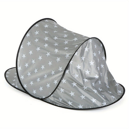 1pc Camping Tent New Non-Waterproof Pop Up Sturdy UV Protection Tent for Beach Sunshade