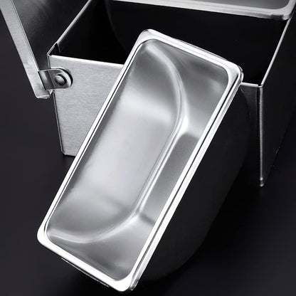 CNCEST Good Quality 6 Compartment Trays Set, Stainless Steel Detachable Topping Station with Lid Pizza Ingredients Condiment Dispenser Reusable Ice Cooled Condiment Seasoning Container, for Home Restaurant 45.5 * 15 * 9Cm New Fine UK UK