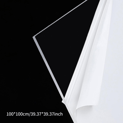 1m*1m Polycarbonate Roofing Sheets UV protected 1mm Sunshine room Plastic Sheets