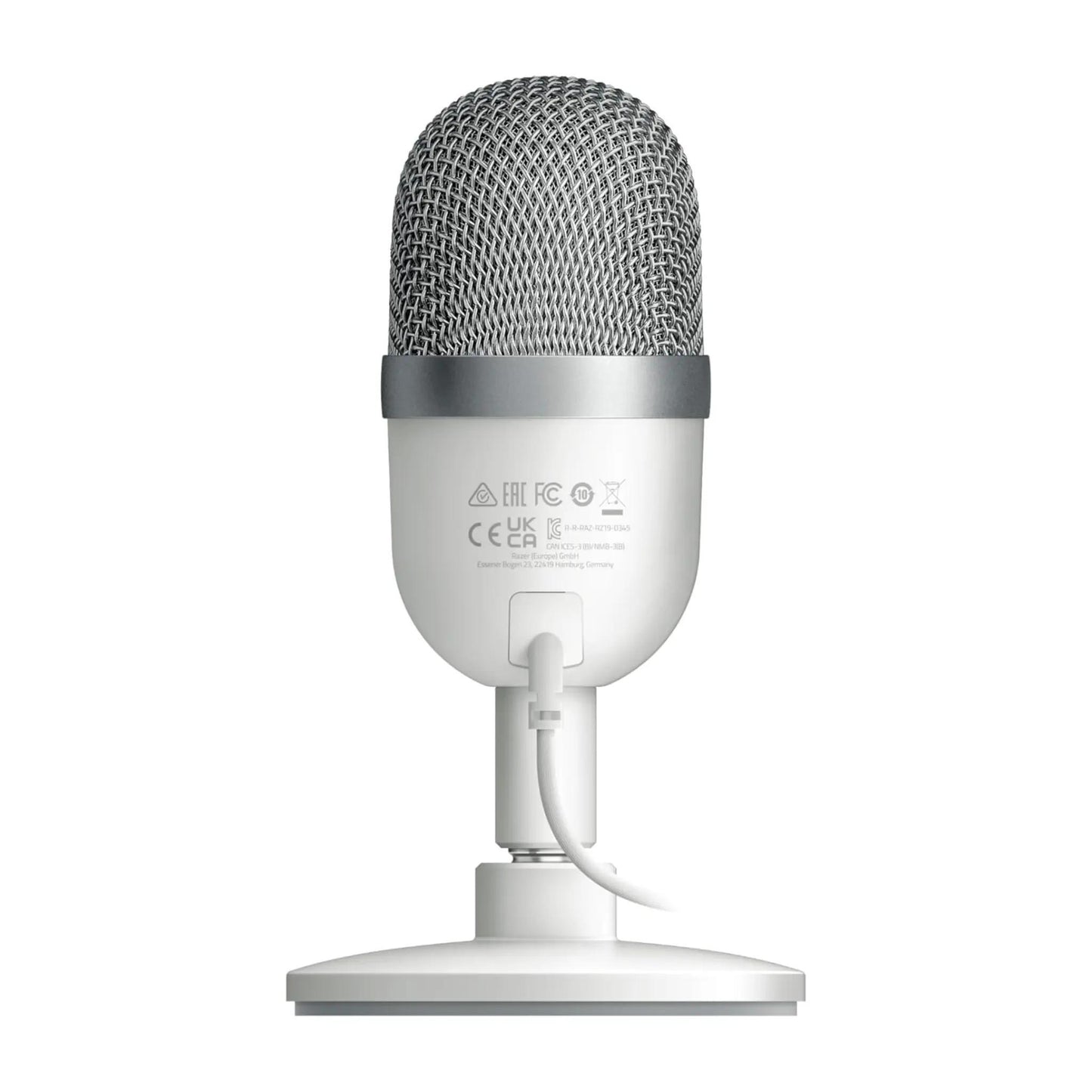 Razer Seiren Mini Condenser USB Microphone for Streaming, Podcasts & Video Calls | Ultra-Compact Desktop Microphone with Super Cardioid Characteristic | Integrated Shock Mount & Stand | Plug-And-Play Via USB | Clear Voice Recording Without Interference