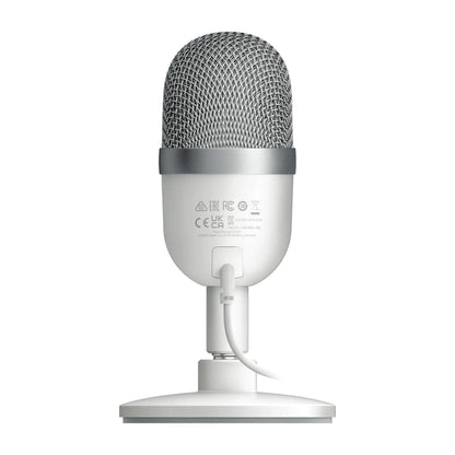Razer Seiren Mini Condenser USB Microphone for Streaming, Podcasts & Video Calls | Ultra-Compact Desktop Microphone with Super Cardioid Characteristic | Integrated Shock Mount & Stand | Plug-And-Play Via USB | Clear Voice Recording Without Interference