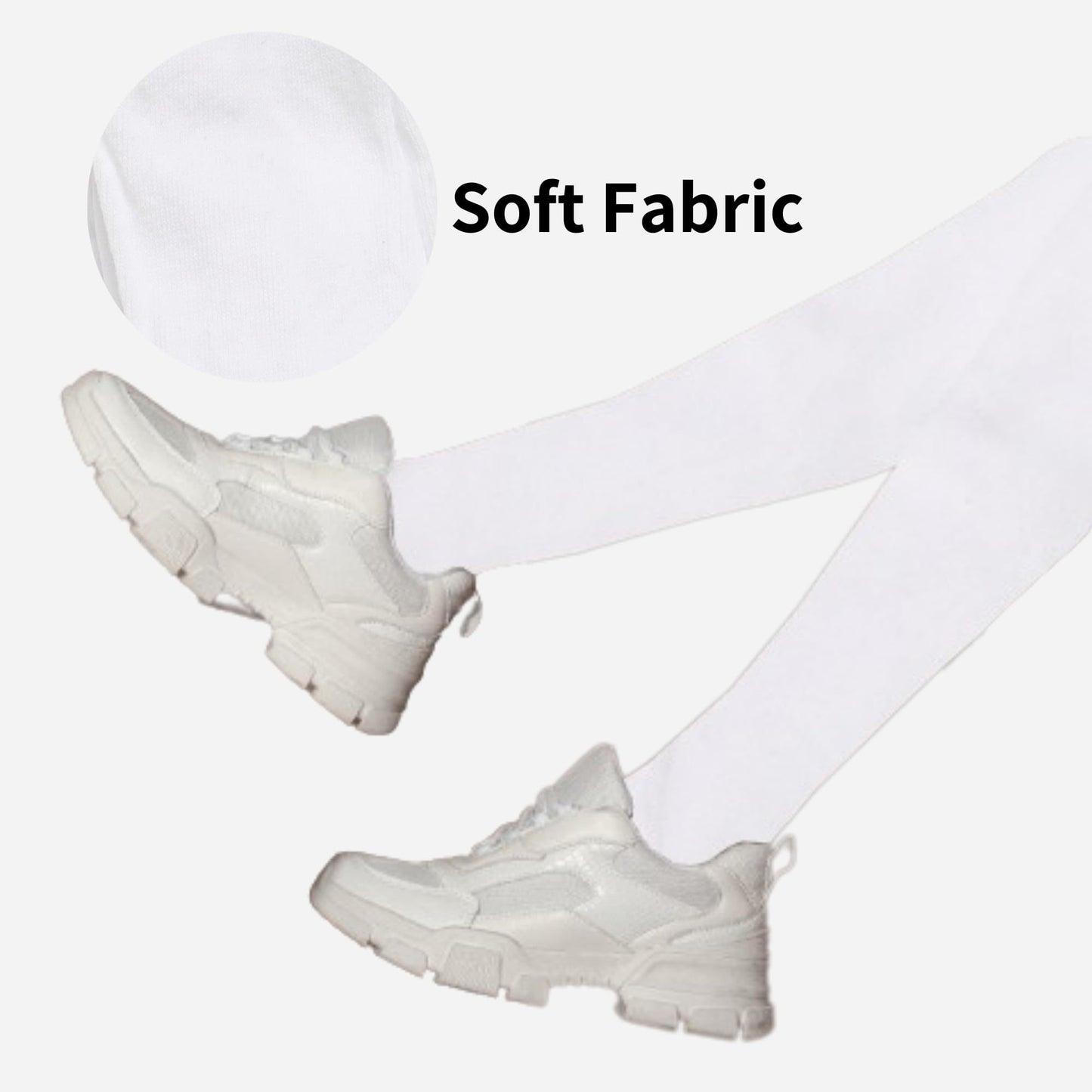 Pack Of 6 Girls Tights, School Uniform Multipack Soft Cotton Rich Winter Tights (3-12 Years)
