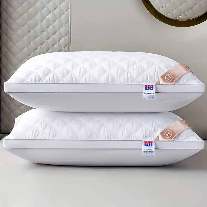 1pc 2pcs 4pcs 6pcs Weight 800GSM Luxury Hotel Quality 48x74cm Quilted Bed Pillows for Sleeping Deep Filled Bounce Back All Seasons