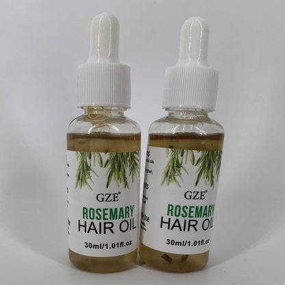 GZE Rosemary Oil for Hair 2 pack Rosemary Scalp Hair Oil, All Type & Texture | Straight, Waves & Chemically Hairs Strengthens