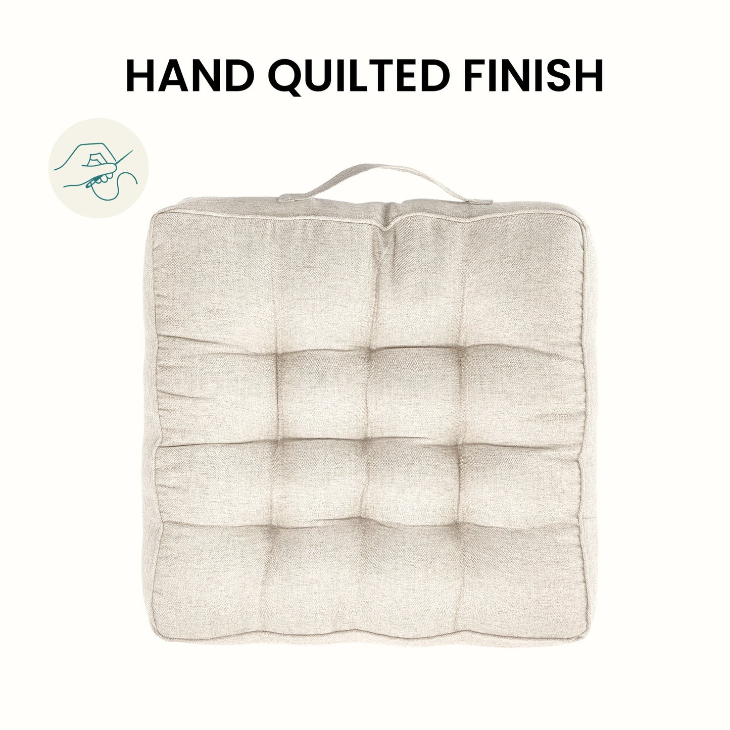 Chair Cushions Tufted Garden Kitchen Chair Cushion with Handle Strap Comfortable Chair Pads for Dining Room Kitchen
