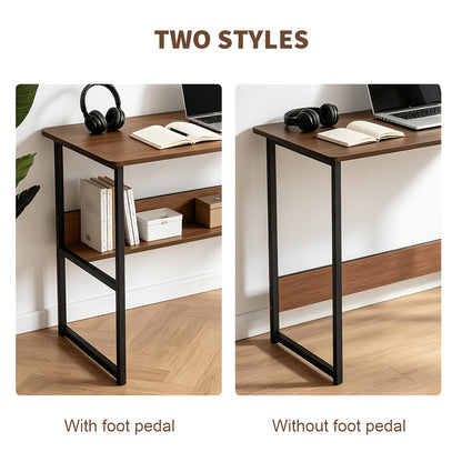 Computer Desk Laptop, for Home Office Computer Desk, Writing Desk Table with Book Shelf, Office Desk for Home