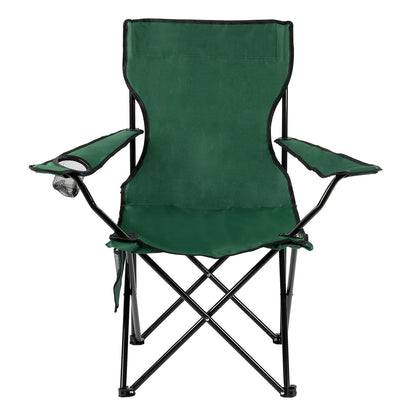 Taylor & Brown Set of 2 Lightweight Folding Camp Chair - Portable Chairs with Cup Holder, Side Pocket and Bag Perfect for Camping, Festivals, Garden, Fishing, Beach and BBQs, Camping Chair
