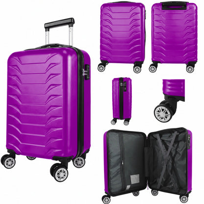 Direct Luggage Underseat Cabin Case 40 x 25 x 20 cm RyanAir Approved Size with Combination Lock and Detachable 360° Wheels T-HC-US-1627