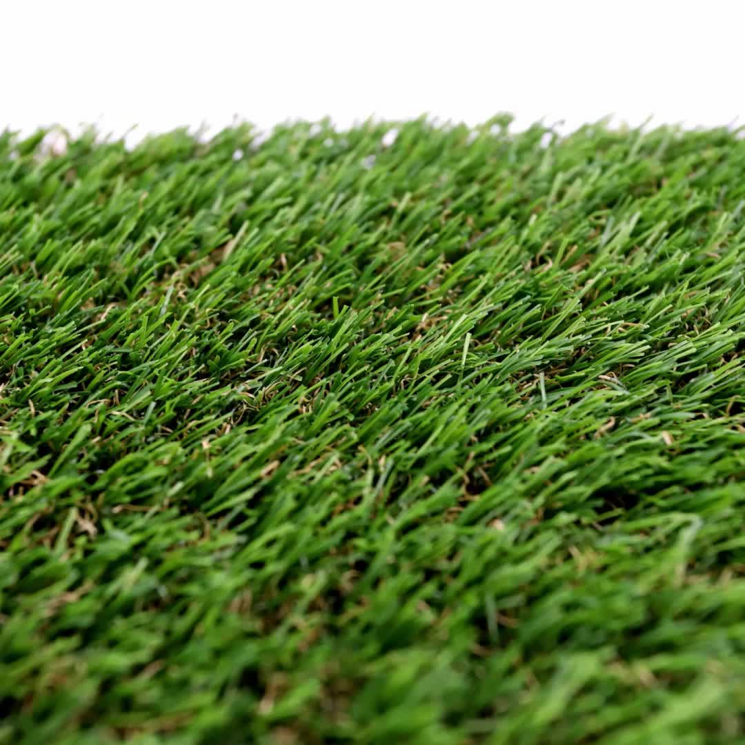 WALPLUS 4mx1m Roll 20mm Pile Height Carpet Artificial Grass Astro Garden Lawn High Density Durability Realistic Looking Pets Friendly Fake Turf Mat Floor for Patio Balcony Outdoor Indoor Self-Draining