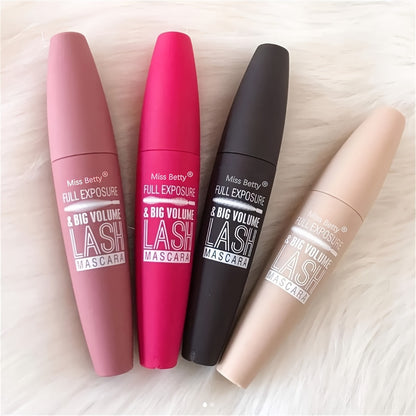6 Packs Random Color Full Exposure And Big Volume Lash Mascara, Waterproof Long-Lasting Mascara Black Volume And Length Natural, Exquisitely Full, Lengthening Thickening Softer Fuller Lashes Amplify Smudge-Proof Eyelash Mascara