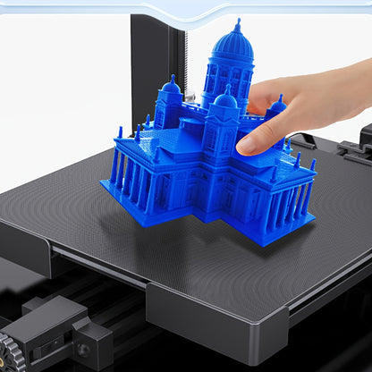 1kg/roll PLA+ 3D Printing Filament - Super Tough & Low Shrink FDM 3D Printer Compatible, 1.75mm Diameter with +/-0.03mm Layer Precision, Bubble-Free Spool Suitable for Most FDM 3D Printers (PLA/PETG/PLA+)