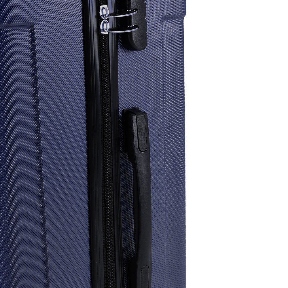 20" Suitcase Lightweight 4 Wheel Spinner Hard Shell ABS Luggage Hold Check in Travel Case Cabin Suitcase Carry On Suitcase, Hard Shell Suitcase with 4 Wheels Cabin Luggage Blue B