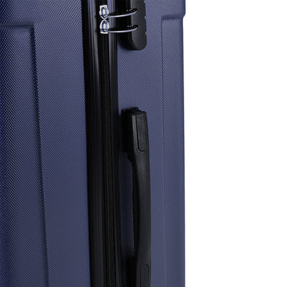 20" Suitcase Lightweight 4 Wheel Spinner Hard Shell ABS Luggage Hold Check in Travel Case Cabin Suitcase Carry On Suitcase, Hard Shell Suitcase with 4 Wheels Cabin Luggage Blue B