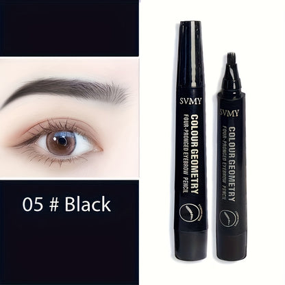 12pcs Four Fork Eyebrow Pen Set Waterproof Eyebrow Pen Durable and Non Fading Exquisite Eyebrow Shape Durable Wild Eyebrow Makeup Tool, Perfect Gift for Mother's Day