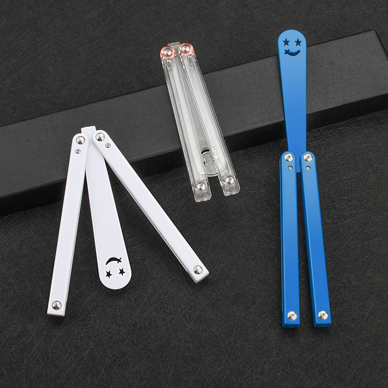 Flippers Bushings System Portable And Safe Sensory Fidget Stress Toys 3D Printed Toys with Integral Channel Handle for Training