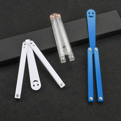 Flippers Bushings System Portable And Safe Sensory Fidget Stress Toys 3D Printed Toys with Integral Channel Handle for Training