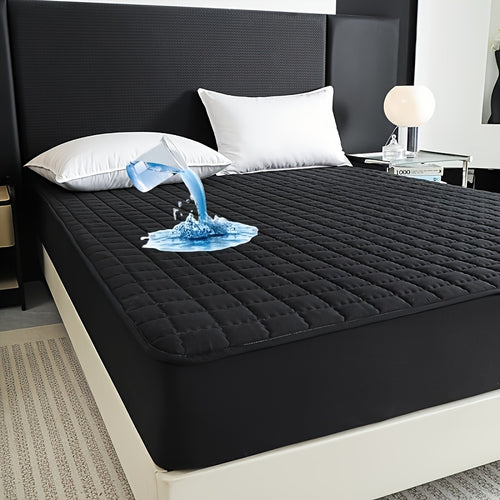 1pc Waterproof Mattress Protector Fitted Sheet, Made from High-Quality Materials, Soft, Breathable, And Comfortable. Ideal for RV Additions And Bedding, Suitable for Bedrooms, Guest Rooms, Or Rvs. Usable in All Seasons