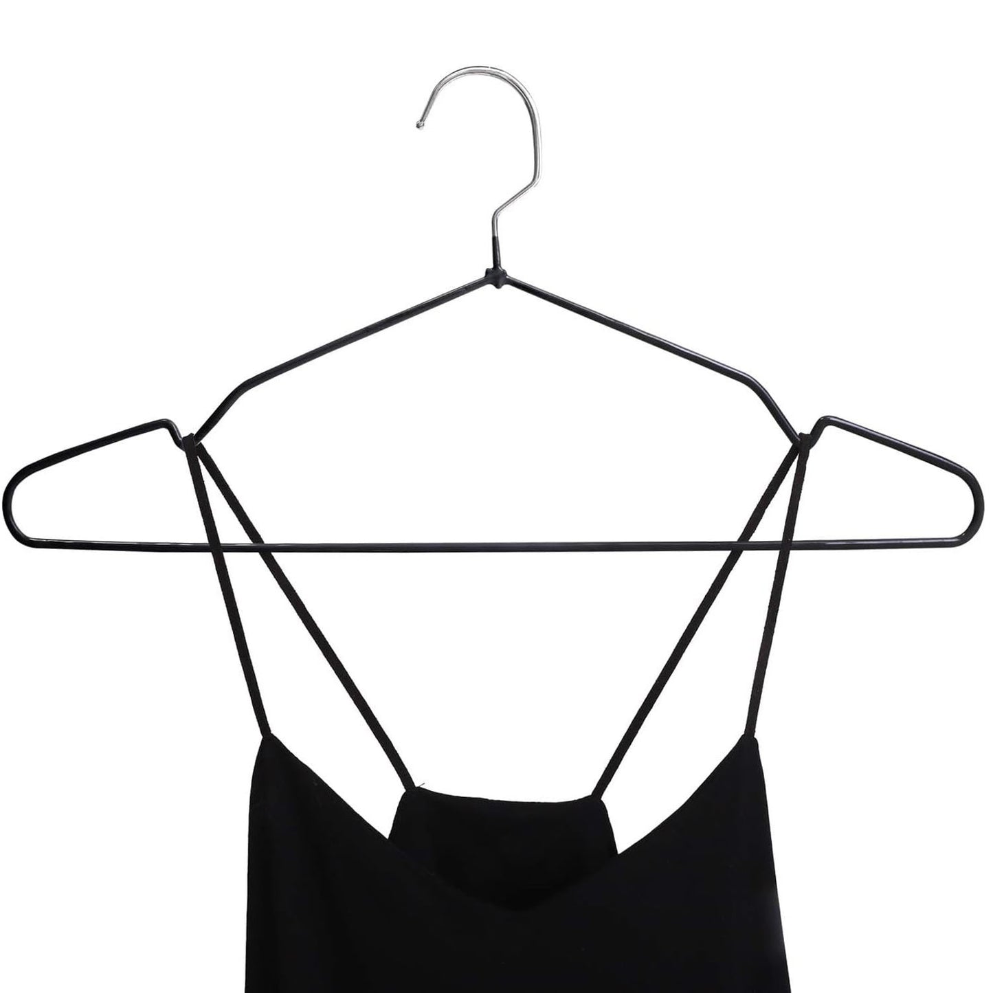20-Pack Premium Heavy Duty Metal Hangers with Non-Slip Rubber Coating – Space-Saving Clothes Organiser for Wardrobes, Coat Rack Rails, Jackets, Shirts & Pants