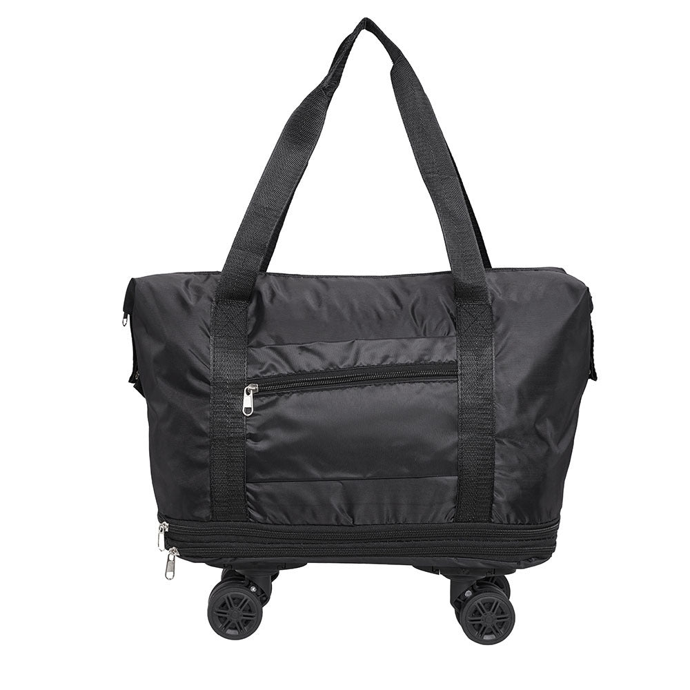 Travel Duffle Bag with Removable Wheels, Luggage, Suitcases, Expandable Sports Gym Bag for Women Men, Dry Wet Holdall Luggage Weekend Overnight Bags for Swimming