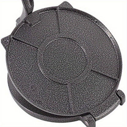 8 Inch Tortilla Press Tortilla Maker Food Grade Aluminum Tortilla Dough Press for Flour Tortilla Pie Crusts for Home Kitchen (Black)