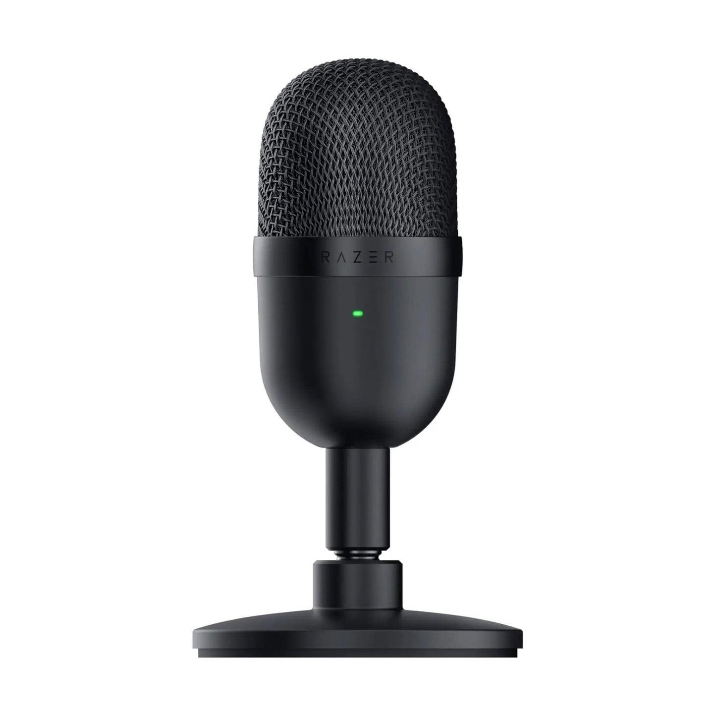Razer Seiren Mini Condenser USB Microphone for Streaming, Podcasts & Video Calls | Ultra-Compact Desktop Microphone with Super Cardioid Characteristic | Integrated Shock Mount & Stand | Plug-And-Play Via USB | Clear Voice Recording Without Interference