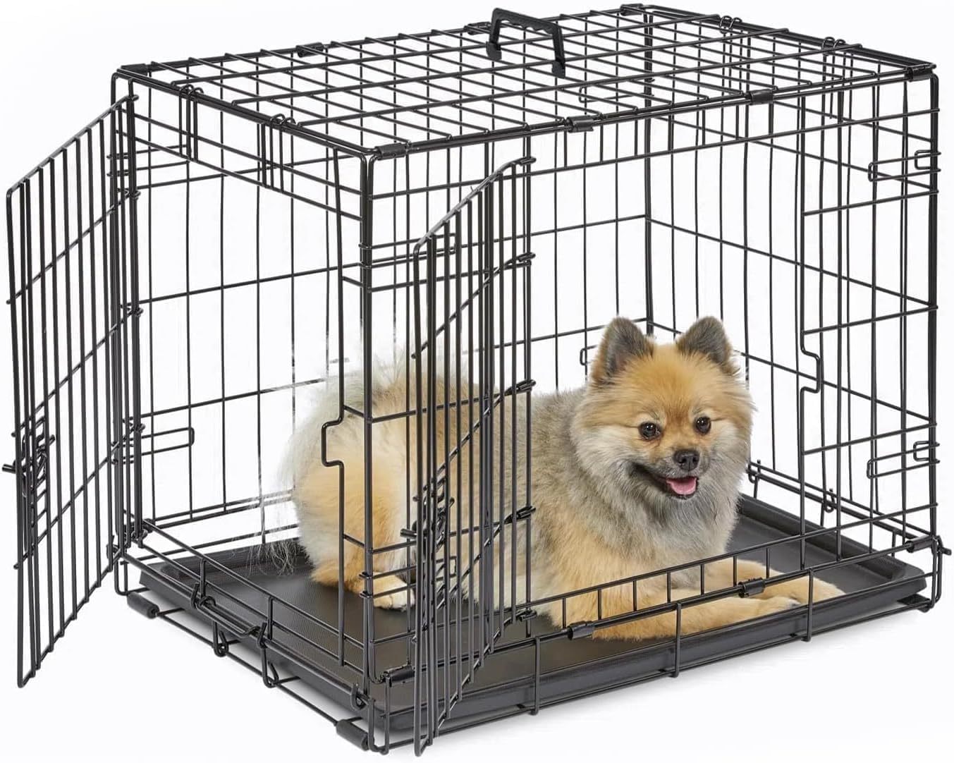 Dog Cage Puppy Training Crate Small Medium Large XL XXL Metal Cages Pet Carrier 20inch 24 inch 30 inch 36 inch 42 inch 48 inch