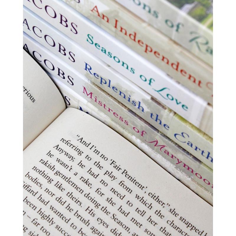 Anna Jacobs Collection 7 Books Set (The Northern Lady, Persons of Rank, Marrying Miss Martha, Mistress of Marymoor, Replenish the Earth, Seasons of Love, An Independent Woman)