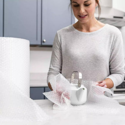 500mm Bubble Roll Wrap Air Cushioning Wraps Protection Small 10mm Bubble Size Wrapping Packing Fragile Items Effective Storage, Clear, 500mm Wide