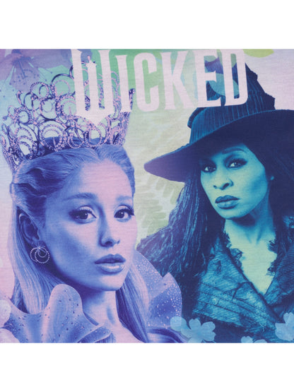 Wicked, Glinda And Elphaba Long Sleeved Pyjama Set, Multicolor, Stocking filler xmas gift