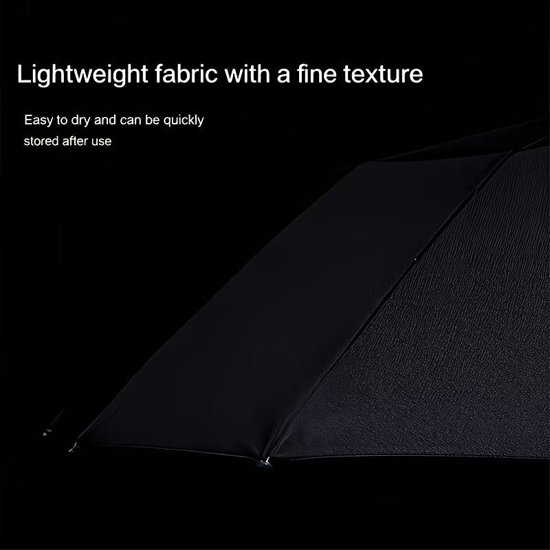 Automatic Open/Close Windproof Umbrella with 8-Rib Sturdy Frame & Automatic Deployment/Retraction System - Portable Folding Umbrella Suitable for Men & Women, Travel, Commuting, Outdoor - Windproof Design