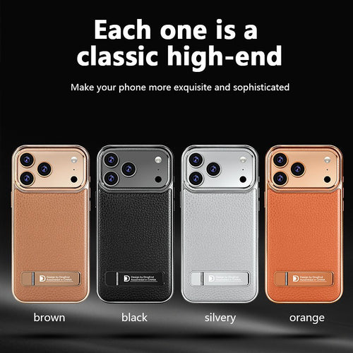 Solid Colour Magnetic Men’s iPhone Case – Anti-Drop Luxury Protective Cover for iPhone 16 Pro & 17 Pro Max