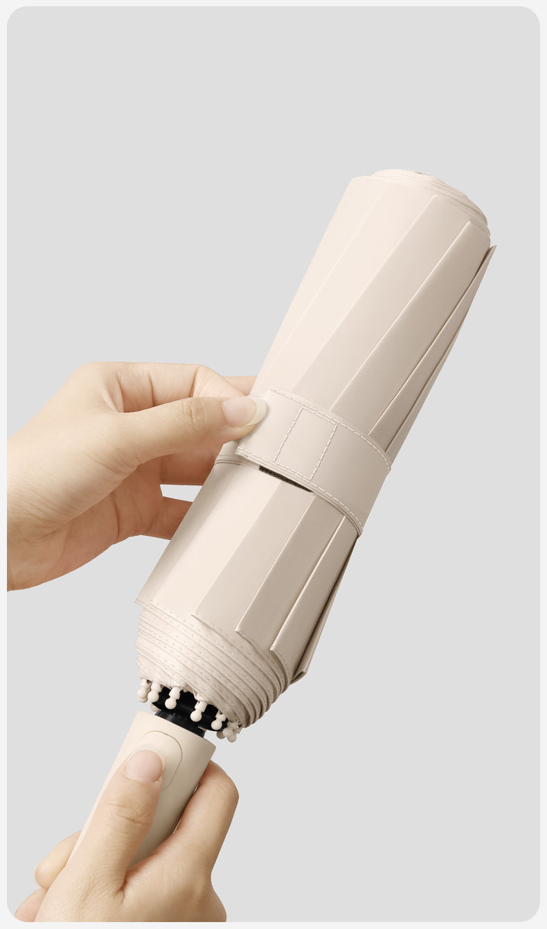 Fully Automatic Buckle Folding Umbrella, 2 Discounted Sets, And Shading, Suitable for Men And Women, Travel Umbrella, with a Diameter of 106Cm/41.2-Inch When Opened, Sturdy And Durable, Personalized High-Quality Umbrella