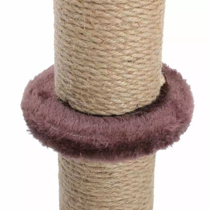 Cat Scratching Post 62cm Tall Sisal Pole Scratcher – Sturdy Cat Furniture for Indoor Cats, Protects Furniture, 3 Colours