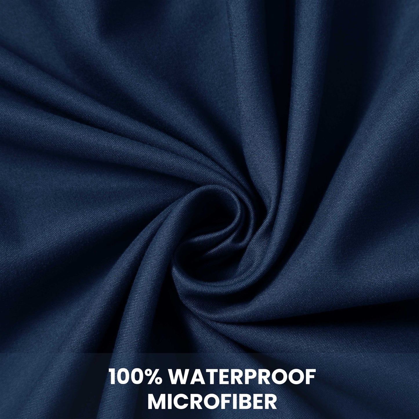 Waterproof Fitted Bed Sheet Deep Pocket Mattress Protector Cover | Soft Breathable Noiseless Fitted Sheet for Bedroom, Hotel & Home | Machine Washable Elastic Bed Cover Fits Up to 30cm Mattress