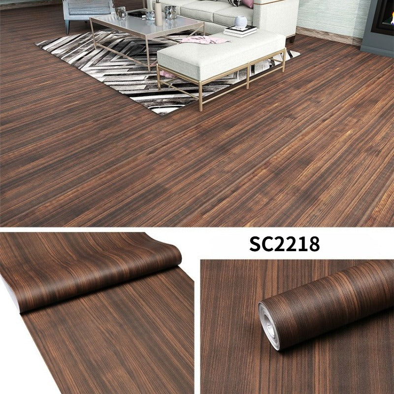 Quality Back Sticky Wall Stickers 61cm x 10M, Self-Adhesive Waterproof Vinyl Flooring Roll, Easy DIY Light Wood Plank Design, Wear-Resistant, Peel and Stick Floor & Wall Paper for Quick Home Renovation, Ideal for Living Room, Kitchen, Bathroom