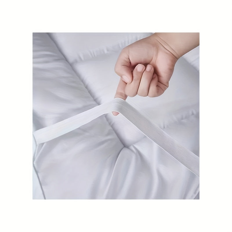 Super Soft 4Inch/ 10 Cm Deep Fill Mattress Topper Luxury Quilted Bed Pad With Elastic Corners Breathable, Durable, Machine Washable, Ideal For Single, Double, King Super King UK Bed Size