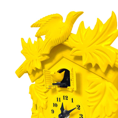 Cuckoo Clock Wall Battery Operated Pendulum – Vintage Chiming Bird Flapping Volume Adjustable – Black Forest Style Wall Clock for Living Room Office Home Décor