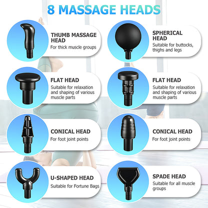 Mini Portable Muscle Relaxation Neck Massager, Fascia Gun, Mini Portable Muscle Relaxation Neck Massager with Lithium Battery, USB Charged, Neck Massager, Professional-Grade Fascial Gun for Whole Body Massage, USB Charged, Massage Device, Compact Design,