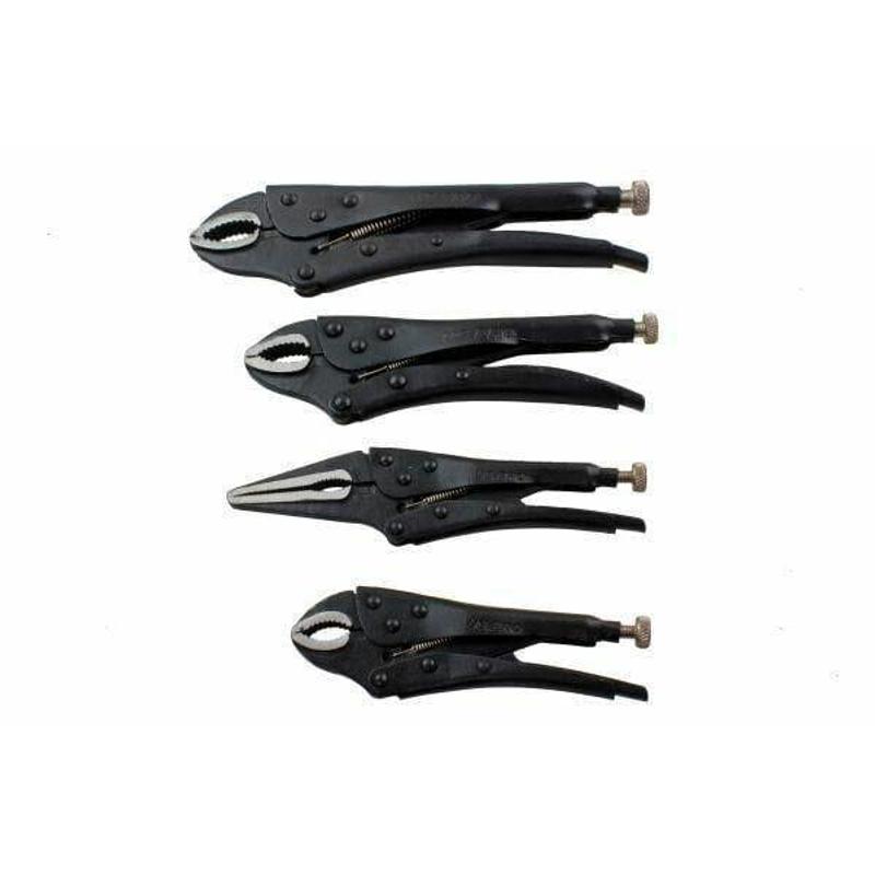 US PRO 4pcs Locking Pliers Set 5" 6.5" 7" 10" Mole Vice Clamp 1676