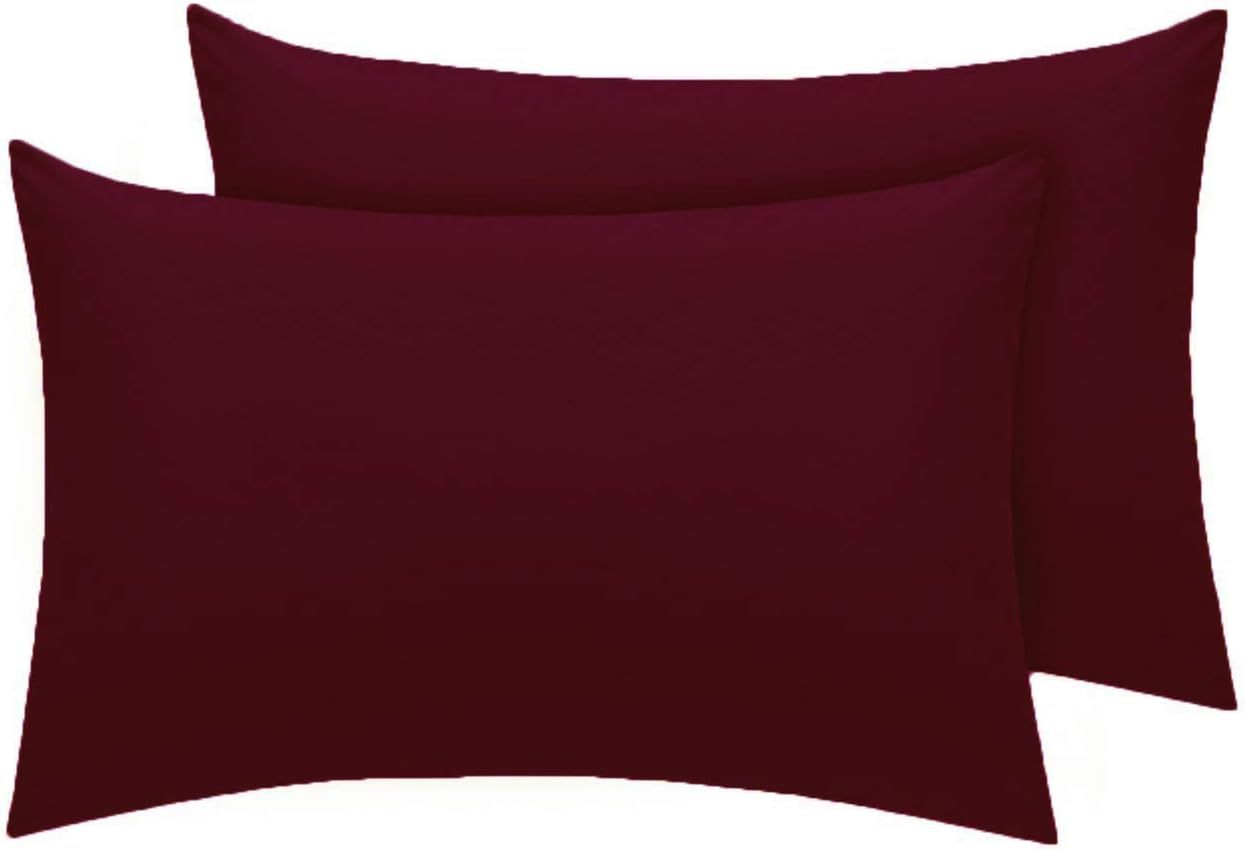 4B Pillowcases – Pack of 4 – Available in Many Beautiful and Vibrant Colors – Smooth & Durable Pillowcase Set for Everyday Bedroom, Guest Room & Travel Use