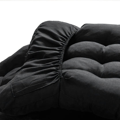 1 PC Long and Thick Cushion Seat in Black, suitable for garden, courtyard, lounge chairs, 160*50*8cm