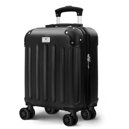 LUGG Skywander 15 Inch (45x34x20cm) Lightweight Underseat Cabin Bag EasyJet Approved Carry-On Suitcase, Durable ABS Hard Shell, Smooth Double Spinner Wheels, Water Resistant & Compact Travel Luggage (45x34x20cm)