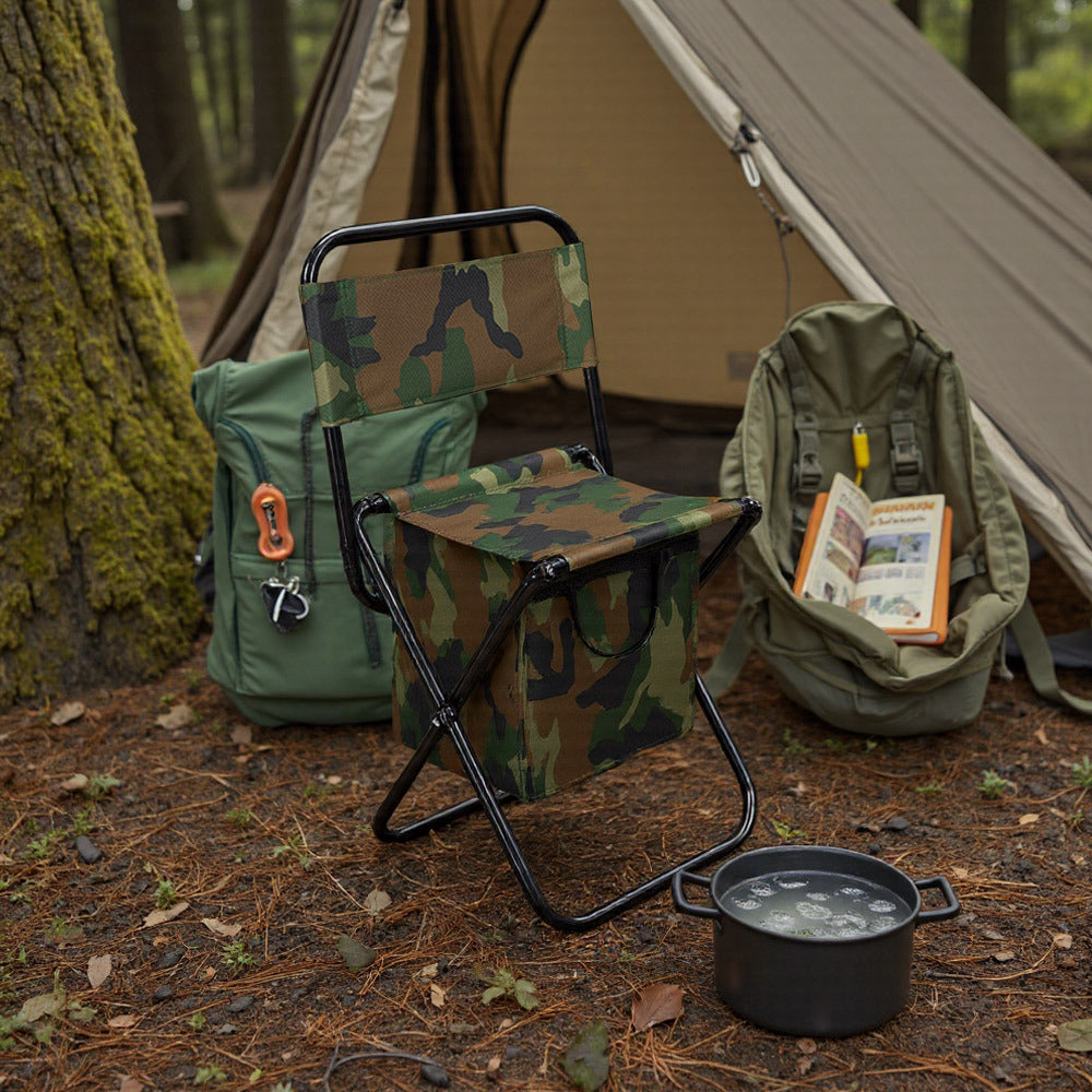 foldable camping stool - use example 37