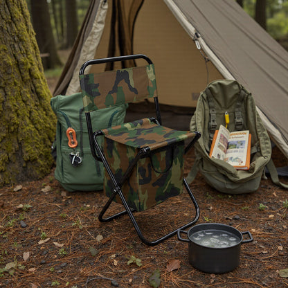 foldable camping stool - use example 37