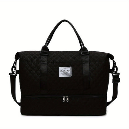 Women Ladies Gym Bag Large Weekend Travel Holdall Duffle Bags Luggage Storage Bag