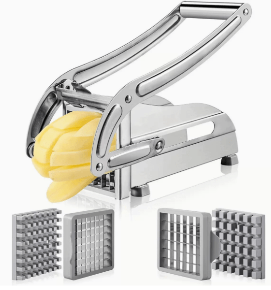 Stainless Steel Fruit Cutter, Vegetable Cutter, French Fry Cutter, French Fry Chopper, Potato Slicer, Vegetable Chopper, Onion Chopper, Food Chopper, Chop Potatoes Carrots Cucumbers, Kitchen Supplies, Kitchen Gadgets, Kitchen Additions