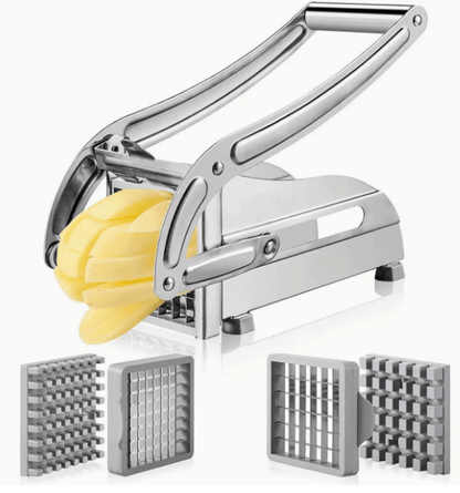 Stainless Steel Fruit Cutter, Vegetable Cutter, French Fry Cutter, French Fry Chopper, Potato Slicer, Vegetable Chopper, Onion Chopper, Food Chopper, Chop Potatoes Carrots Cucumbers, Kitchen Supplies, Kitchen Gadgets, Kitchen Additions