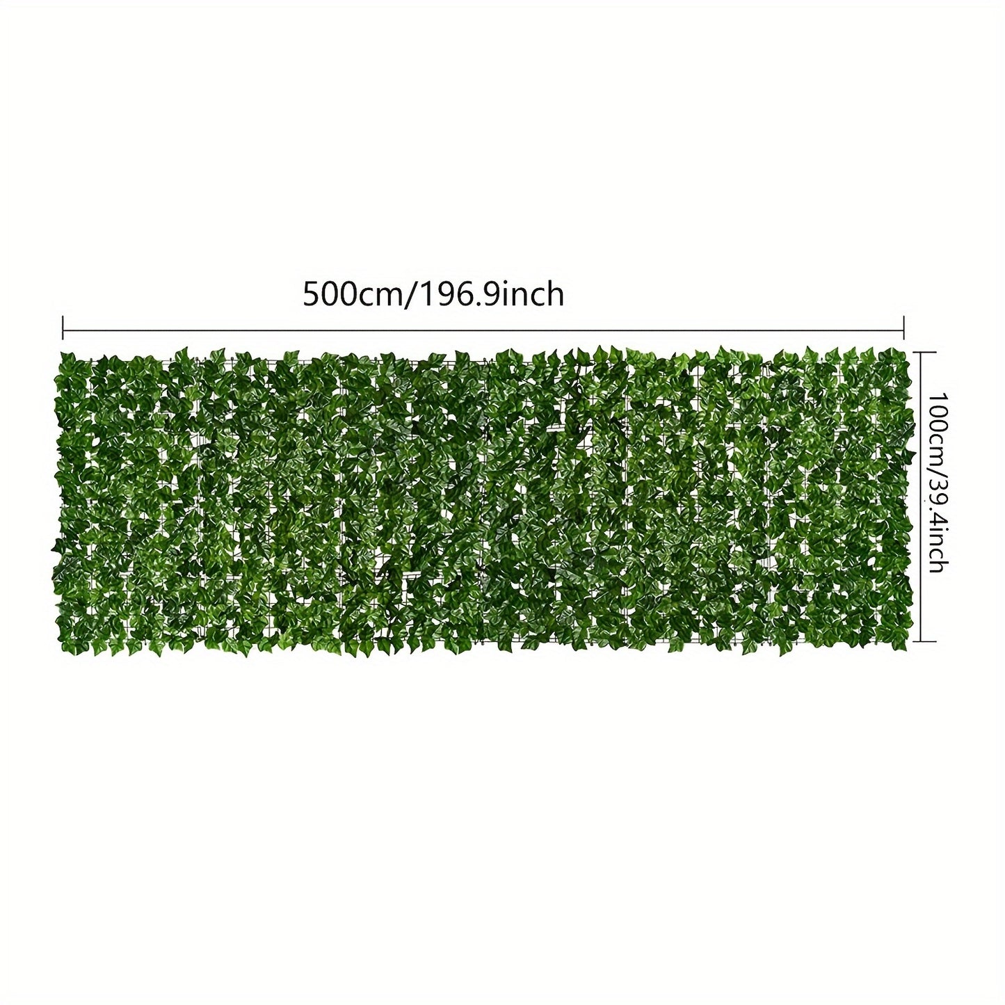 1m*3m/1m*5m Artificial Ivy Leaf Hedge Roll Privacy Fence Screening Garden Wall Landscape Balcony Privacy Panel Cover