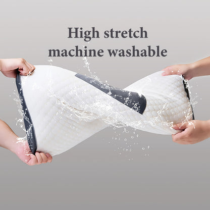 2 PCS Soft Neck Pillows Ergonomic, Detachable High-quality Pillow Core For Comfortable Sleep, Promotes Deep Sleep, Neck Pillow Suitable For Sleeping, Travel, Office Use